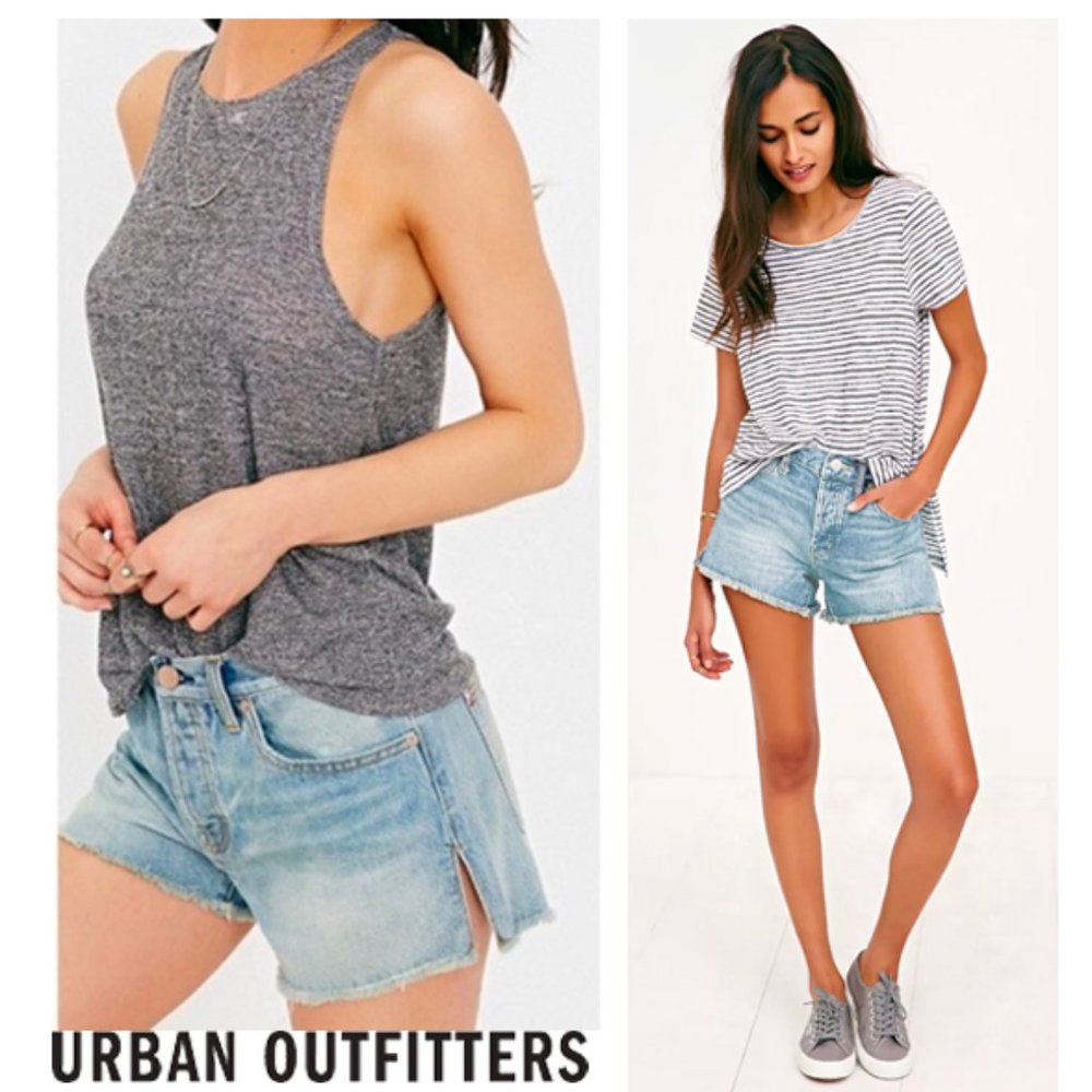 NEW Urban Outfitters BDG Mid Rise Breezy Denim Jean Shorts
